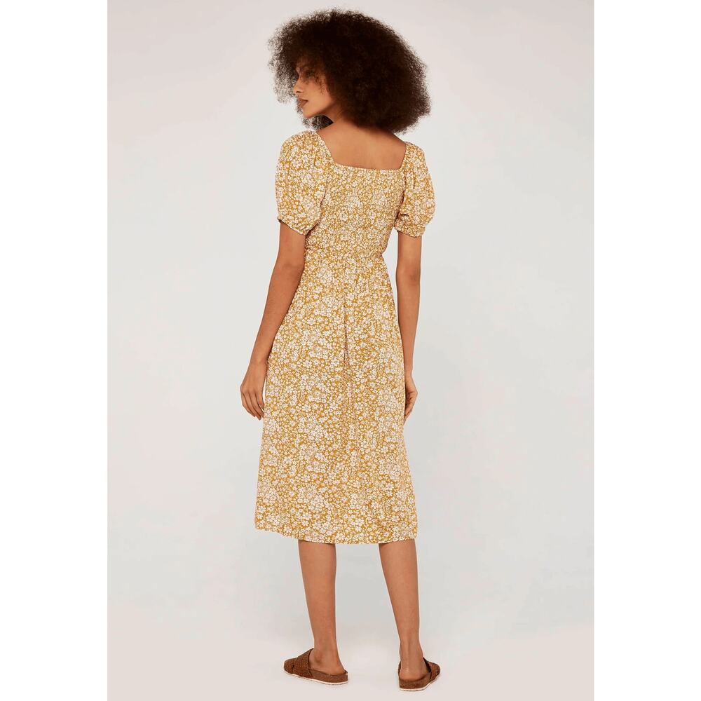 Old Navy NWT Women's Puff-Sleeve Tiered Floral Midi Dress Plus Size 4X